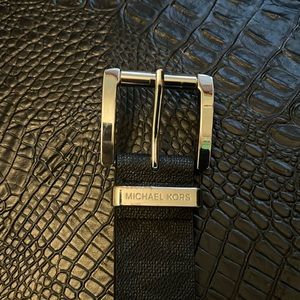 Michael Kors logo belt black - Size Medium